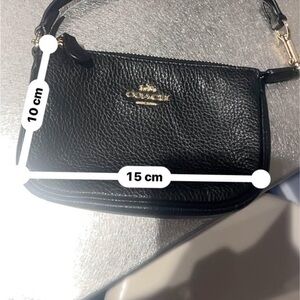 Coach Black Leather Crossbody Bag